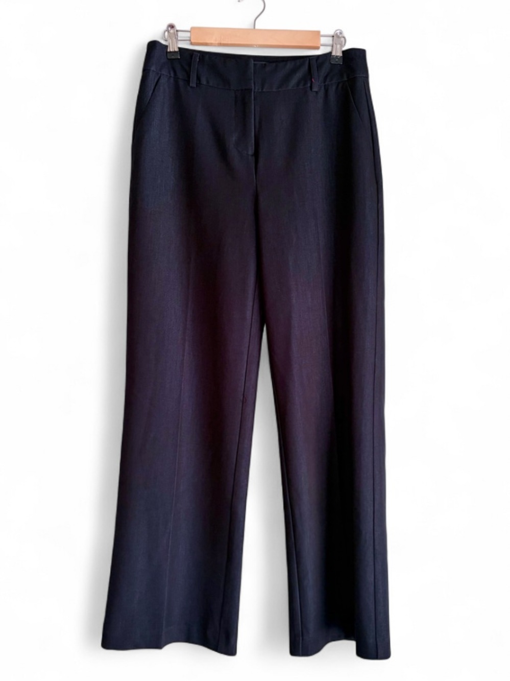 Nicole Miller Navy Blue Straight Leg Pants Size 8